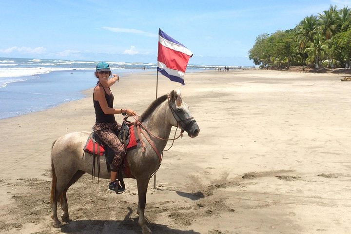 Beach riding in Costa Rica